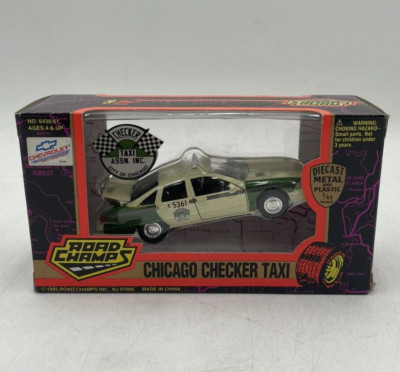 1995 Road Champs 1:43 Scale Diecast Chevrolet Chicago Checker Texi No. 6430-61