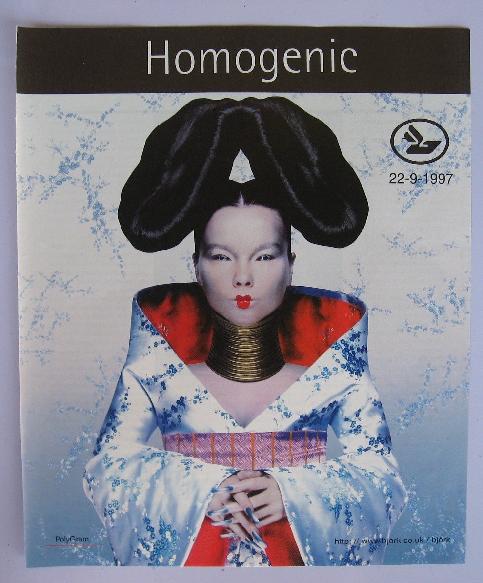 Bjork Homogenic Rare ad clipping from portuguese magazine | eBay
