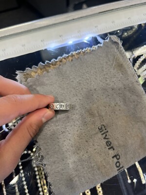 Chrome Hearts Forever Ring Size 7 Authentic .925 Silver 2003 Chrome Hearts Forever Ring Size 7 Authentic .925 Silver 2003
