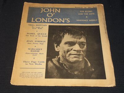 1962 JUNE JOHN O' LONDON'S MAGAZINE - THE POWER & THE GLORY FRONT COVER - E 497