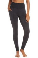 NEW Zella Zellness Cozy High Waist Leggings - Charcoal - Small