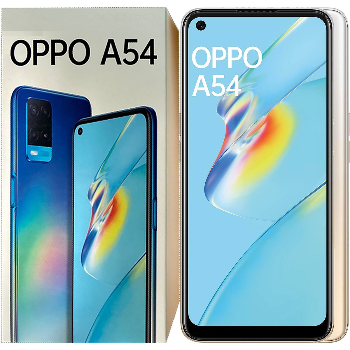 OPPO A54 4G Moonlight Gold 64GB + 4GB Dual-SIM Factory Unlocked