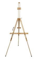 Crelando Foldable Easel Studio Easel Wood Pine Angle Adjustable