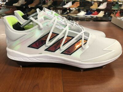 Adidas NEW Men’s Adizero Grail Baseball Metallic Cleats Size 14 ?NEW ADIDAS ADIZERO AFTERBURNER GRAIL BASEBALL CLEATS MEN  main image 3