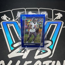 2021 Donruss Optic Brevan Jordan Rated Rookie Blue Scope Prizm #288 RC Texans