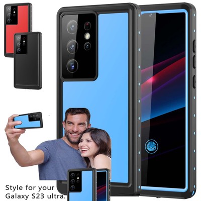 For Galaxy S23 S23+ S23 Ultra Waterproof Case Shockproof Plus Screen Protector