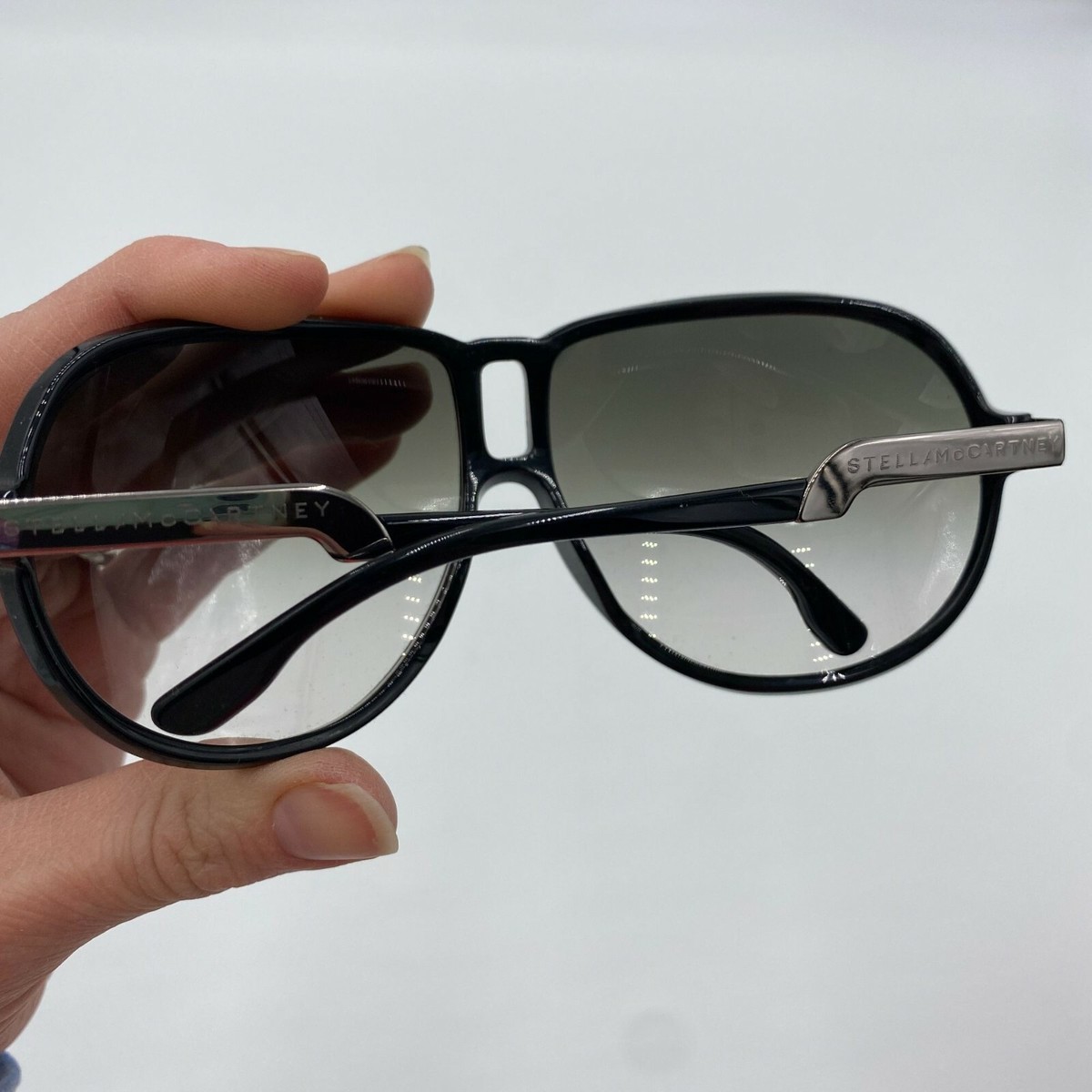 Stella McCartney SM4008 Sunglasses Black Metal/Plastic Frames, Made in Italy Stella McCartney SM4008 Sunglasses Black Metal/Plastic  main image 2