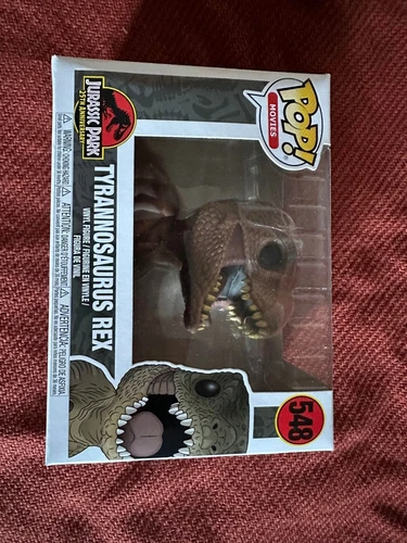 Jurassic Park 25th Anniversary Funko Pop #548 Vinyl Tyrannosaurus Figure In Box