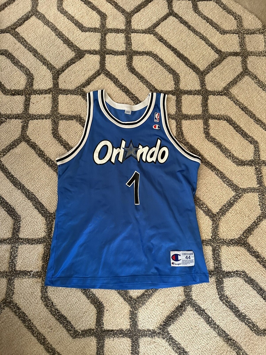 Vintage Penny Hardaway Orlando Magic #1 Champion Jersey Size