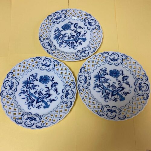 Blue Danube Lace Plate M Size 22cm 3 Set - Picture 1 of 3