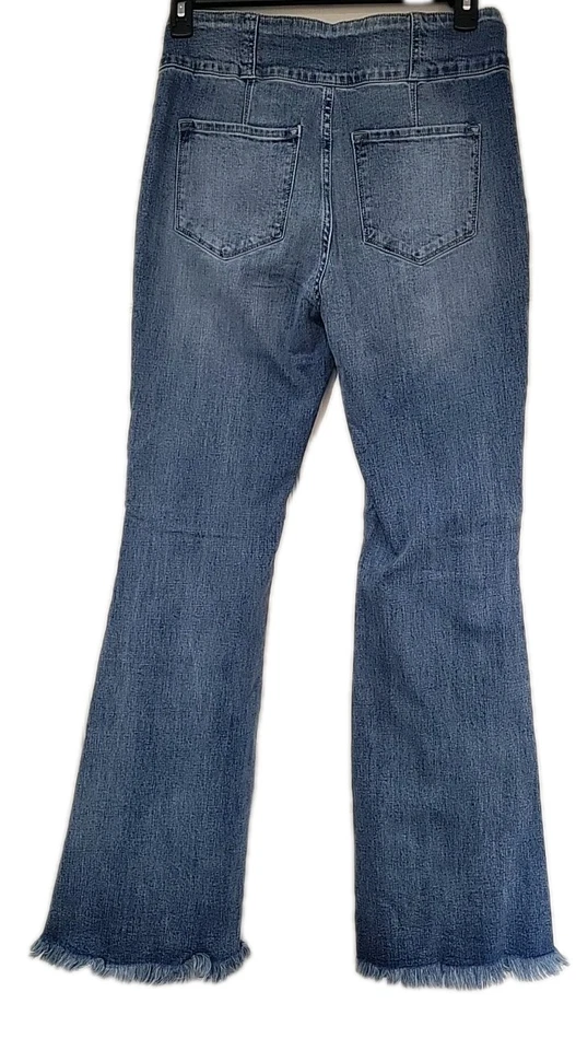 KanCan Womens Dunkirk High Waisted Flare Jeans Size 11/29 Medium Wash KC5203M - Image 4 of 4