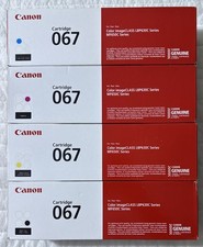 Canon 067 Black Cyan Magenta Yellow Toner Cartridges imageCLASS LBP630C  MF650C