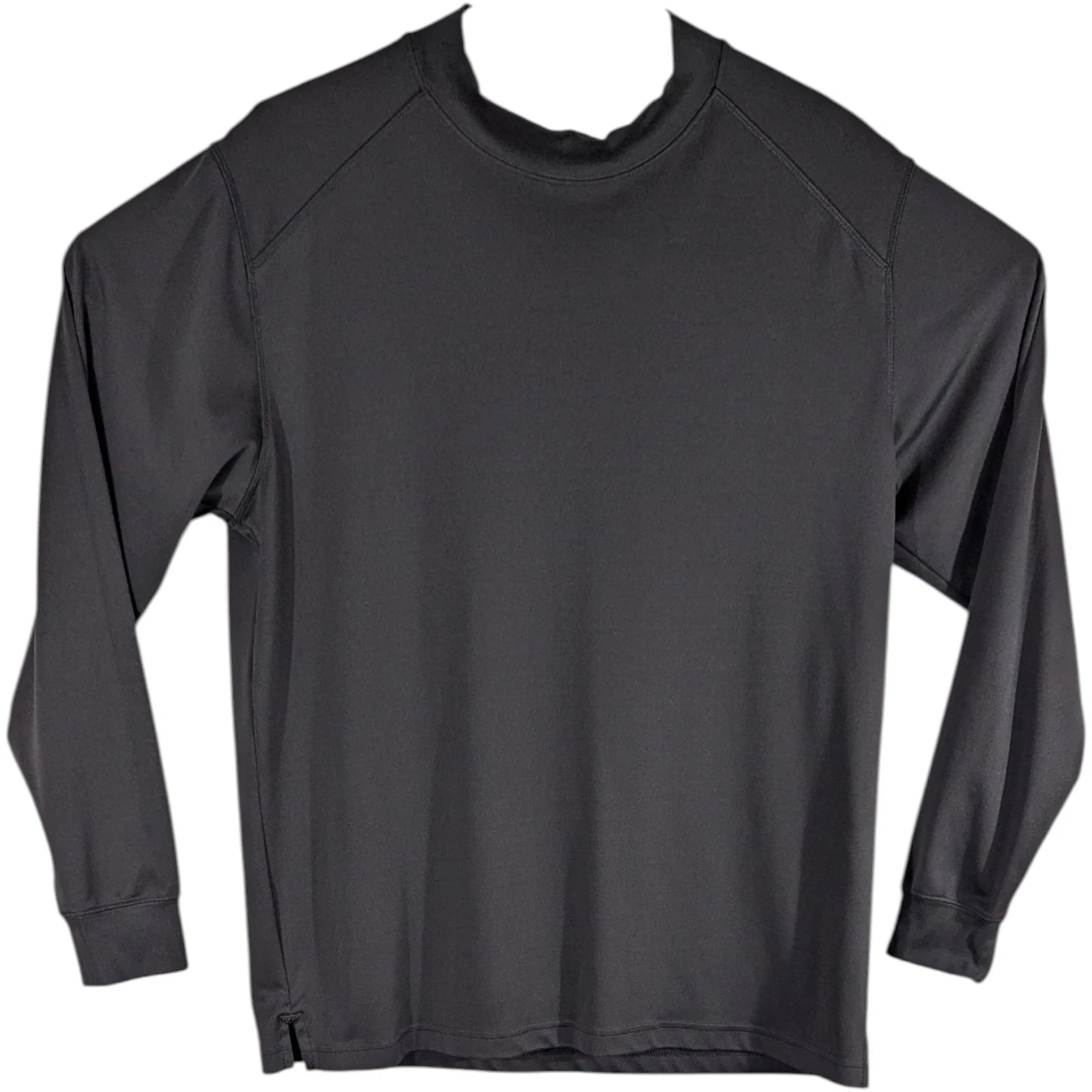 Adidas ClimaWarm Shirt Mens Small Black Base Mock Neck Outdoor Workout