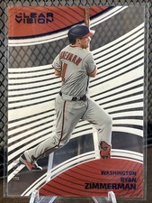 Ryan ZImmerman 2023 Panini Chronicles Clear Vision Baseball Blue /50 #11