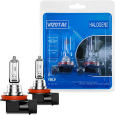 H11 Halogen Headlight Bulb, 12V 55W Head Lamps, 4000 Lumens, 3800K, No Glare, H1