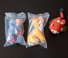 Disney Kellogg's Mini Bean Plush Lot x 3 The Lion King Pumbaa  Simba, Eeyore