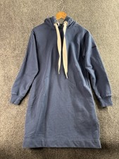 Marc By Marc Jacobs Cotton Hoodie Sweat Dress Tunic Grey M