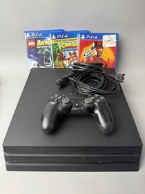 Sony PlayStation 4 Pro 1TB Console PS4 Pro &ndash; Tested &ndash; Controller + Games&ndash;FW10.71