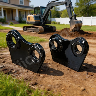 #ad Mini Excavator Bucket Ears Universal AGT CFG 25mm 1quot; Chinese 1 Ton PAIR 1 4quot; $49.69