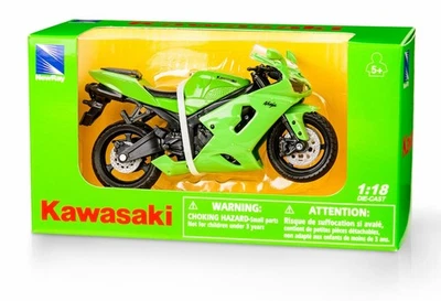 Kawasaki Ninja ZX-6RR Japanese Bike Motorcycle Model Toy Diecast 1:18 NewRay