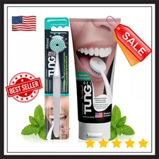 Tung Tongue Cleaning Kit, Tung Brush and Gel, Bad Breath Odor Eliminator, Halito
