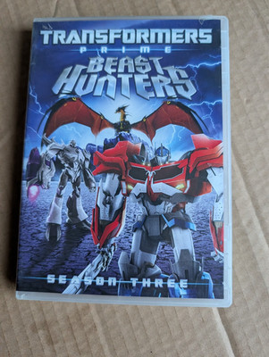 Transformers Prime Beast Hunters Season 3 Three DVD 2013 Used
