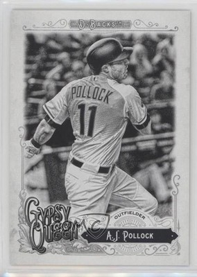2017 Topps Gypsy Queen Black & White 28/50 AJ Pollock #162 0c6
