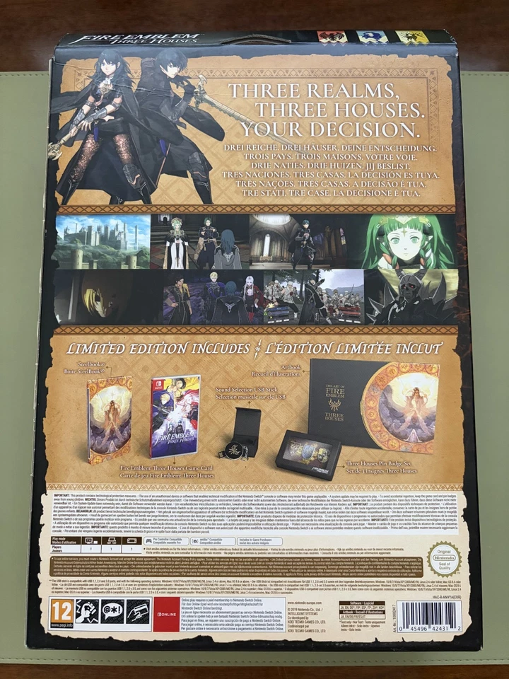 Jeu Nintendo Switch Fire Emblem : Three Houses - Edition limitée Switch, photo 2 sur 5