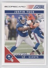 2011 Score Scorecard Justin Tuck #192 2l8