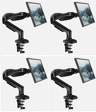 CASE PACK 4x Single Monitor Mount Full Motion Gas Spring Arm - BLACK NEW