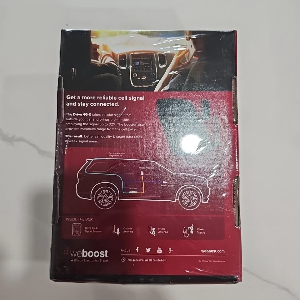 New Sealed weBoost 470510 Drive 4G-X Cell Phone Signal Booster - Image 2 of 4