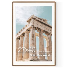 27x40 Inch Poster Frame  Solid Oak Wood 27 x 40 Picture Frame  Movie Poster...