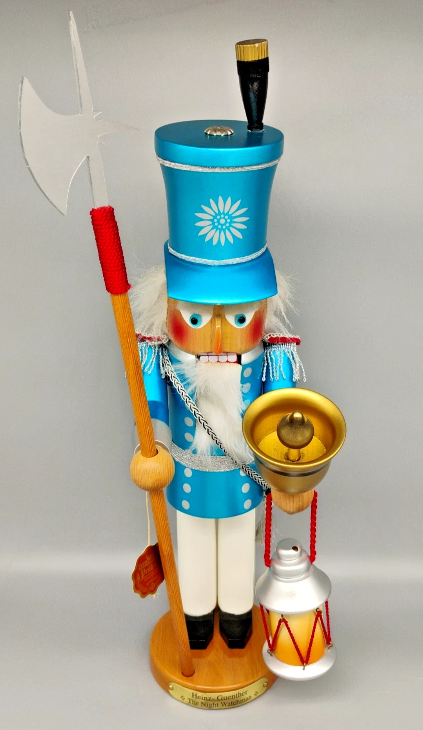SIGNED Steinbach Heinz Guenther Night Watchman Collectors Club Nutcracker S1832