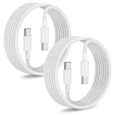 Für iPhone17/16/15 USB C auf USB C Schnell Ladekabel Typ C auf Typ C 2M【Apple