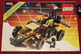 Vintage LEGO Space 6941 Blacktron Battrax Instructions No Box Incomplete