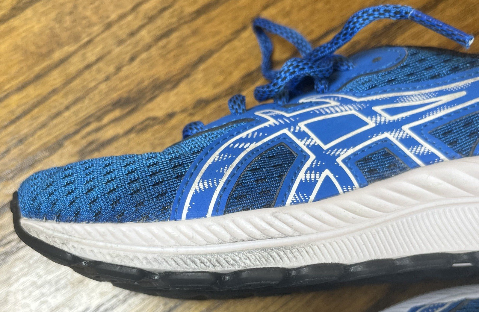 ASICS “Gel Excite 9” Shoes Sneakers Blue ~ Boys Size 1 ~ GUC ~ See And Read All thumbnail 10