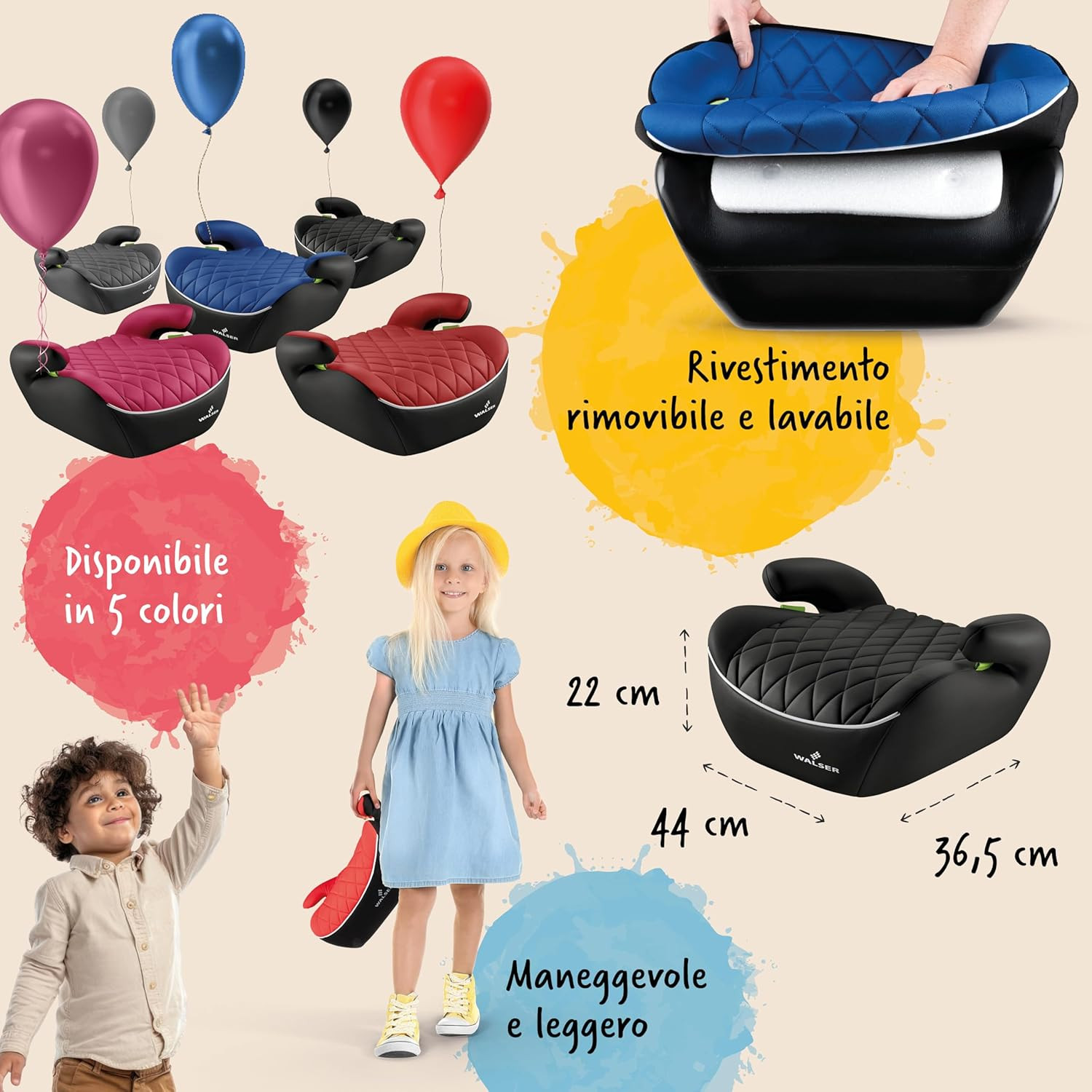 Seggiolino Auto Andy per Bambini 125-150 cm foto 5