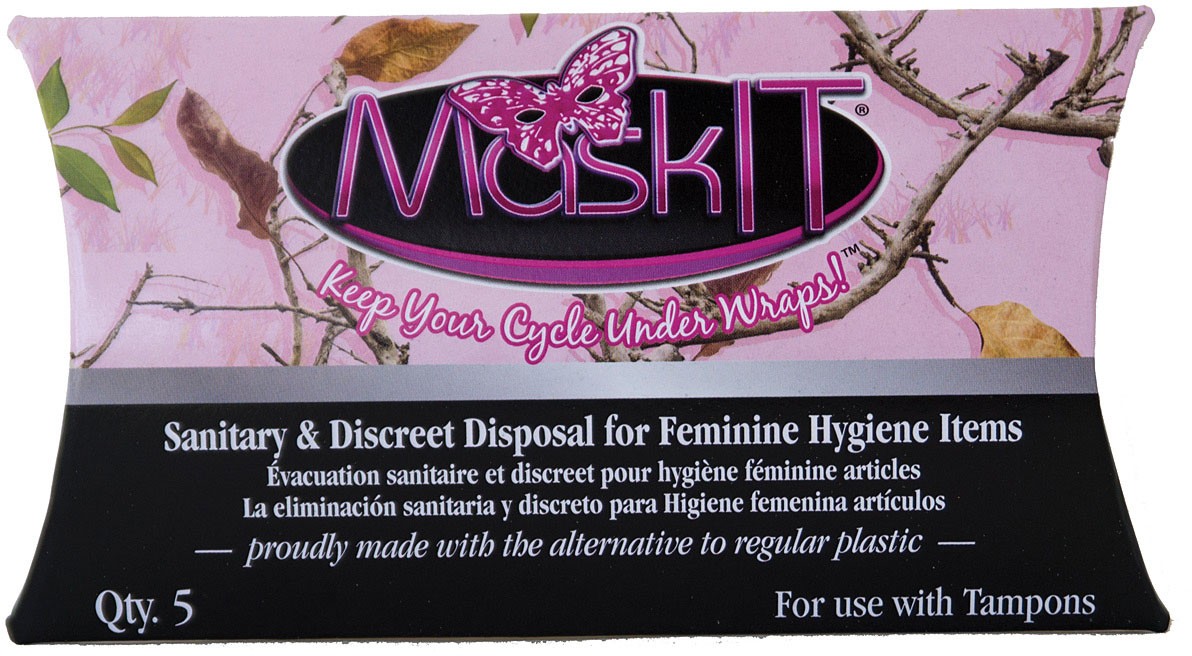 Дорожные сумки Maskit - Герметичные, гигиеничные для женской гигиены, 5 упаковок