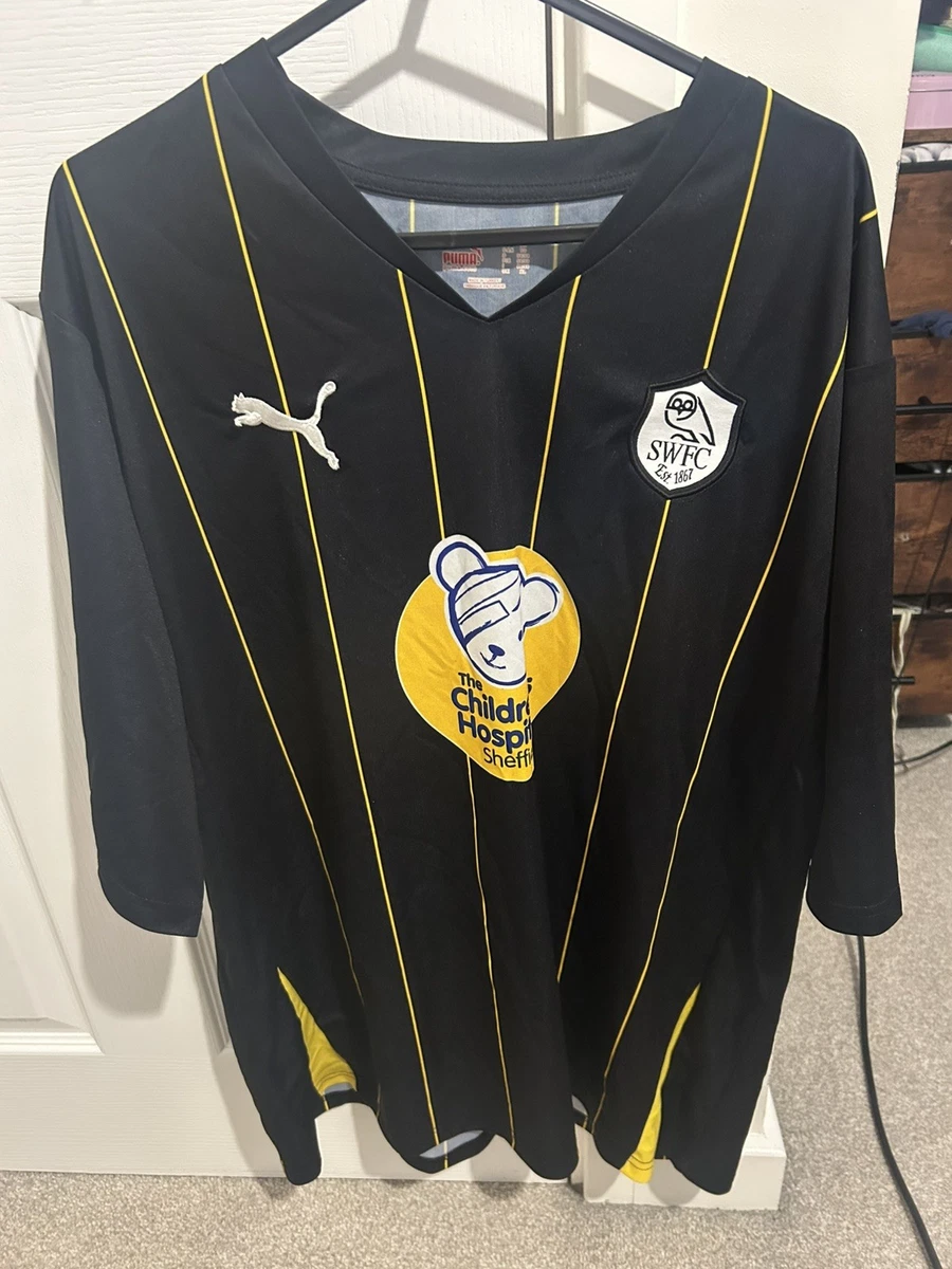 Sheffield Wednesday Black Away Memorabilia Football Shirts