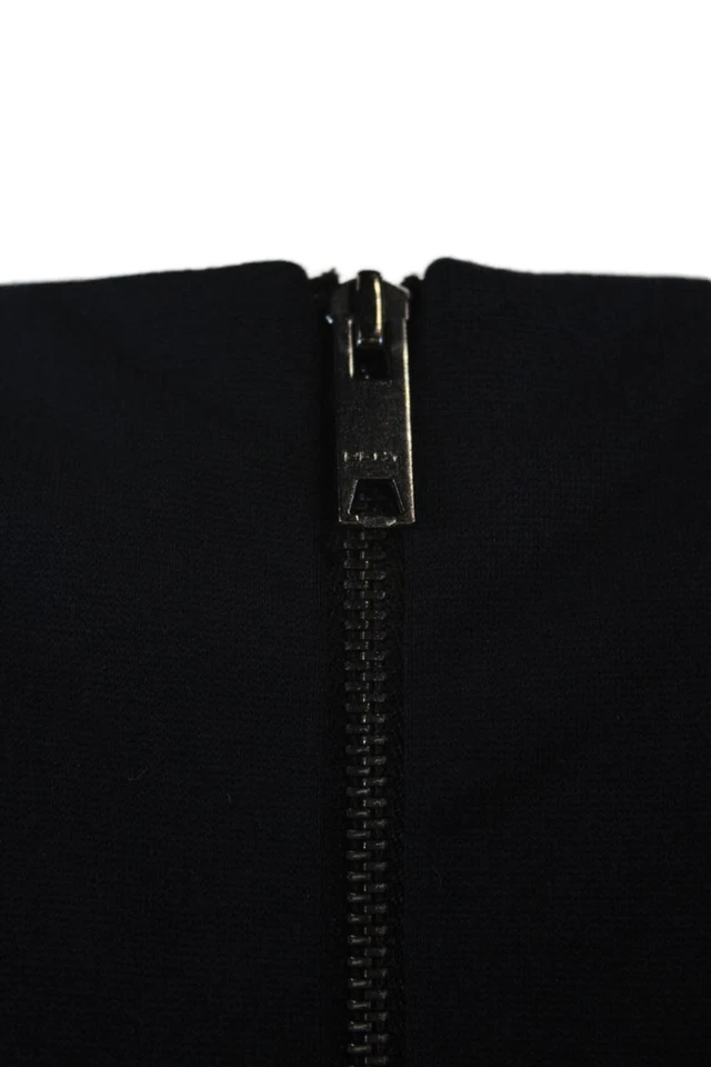 Vestido lápiz DKNY para mujer color bloque sin mangas con cremallera hasta la rodilla azul talla 0 Foto 4 de 4