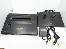 Neo Geo AES Console NEO-0 AES3-6 SNK Joystick Controller AC Adapter Tested Japan