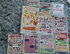 Pinewood Derby Pine Pro Competition Components Decals Lot 10 Sheets Car 
