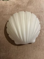 1970s glass shell light