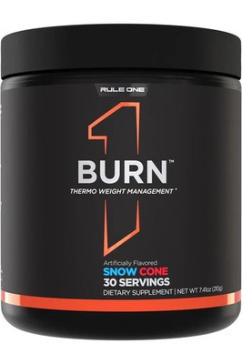 Rule 1 R 1 Burn Snow + Mutant BCAA Water 600g / 60 serv 01/27 + 02/28 + Samples