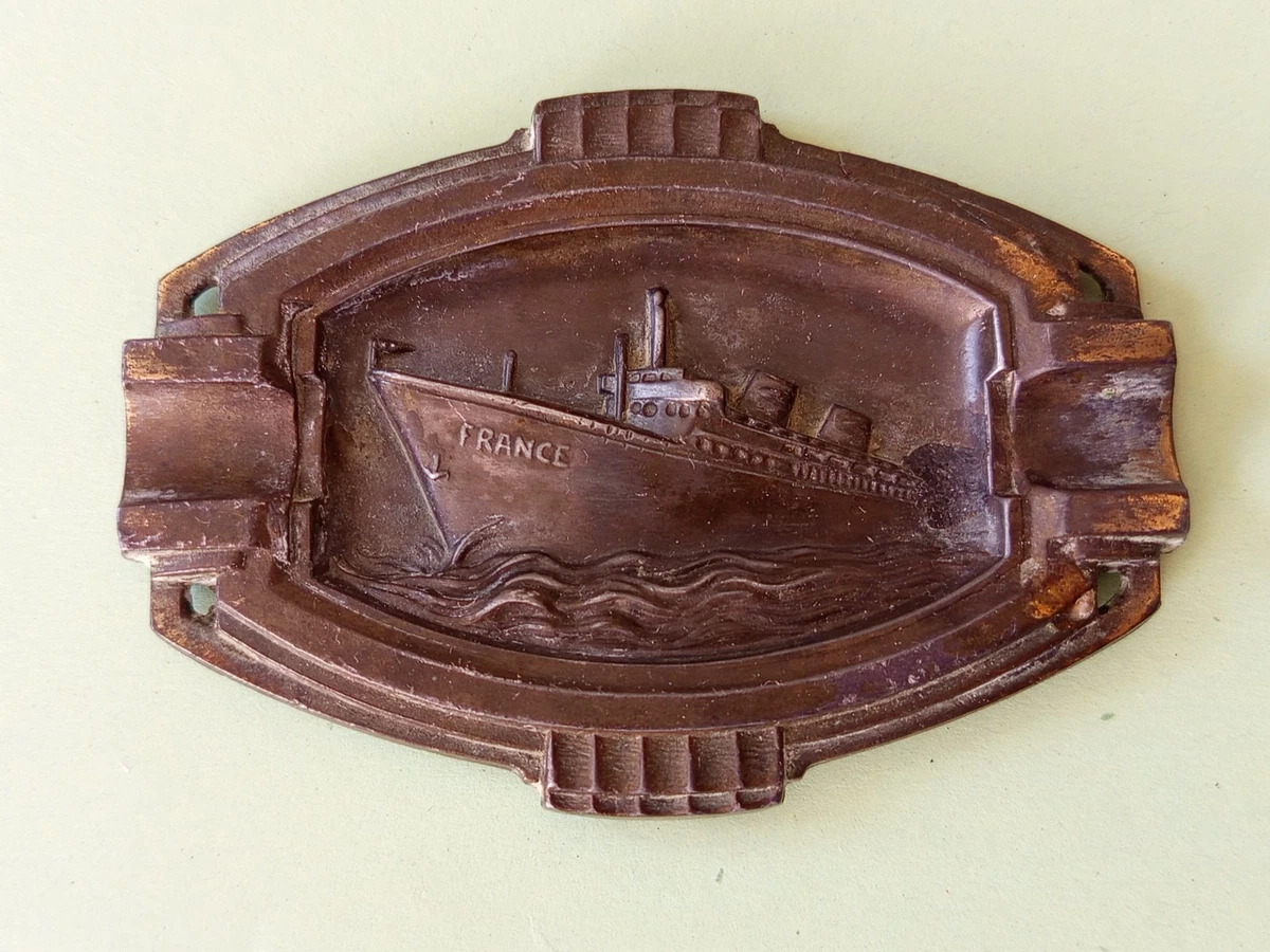 1927 PAQUEBOT ILE-DE-FRANCE / 1960 PAQUEBOT FRANCE Annonce originale