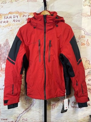 Obermeyer Charger Ski Jacket Small S Fresno Red RECCO Waterproof Insulated NWT