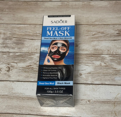 Sadoer Black Dead Sea Mud + Rich Minerals Peel Off Mask for all Skin Types