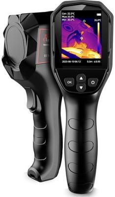 Thermal Camera, 240 x 240 TISR Resolution, -4°F to 1022°F Temp Range, 25Hz In...