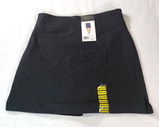 Rafaella Women's Comfort Pullon Stretch Skort RSBSC191 M Black NWT