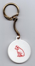 NIPPER / RCA VICTOR – NIPPER DOG KEY FOB / GREAT CONDITION